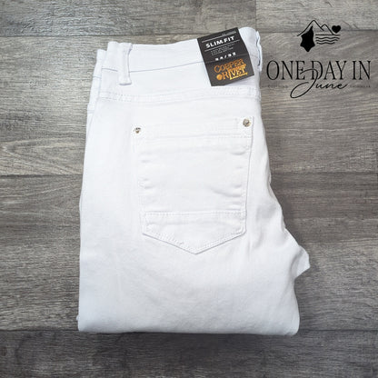 Copper Rivet Slim Fit Distressed Jeans Size 34X32