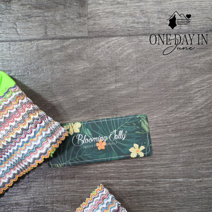 Blooming Jelly High Waist Bikini Swimsuit Size L