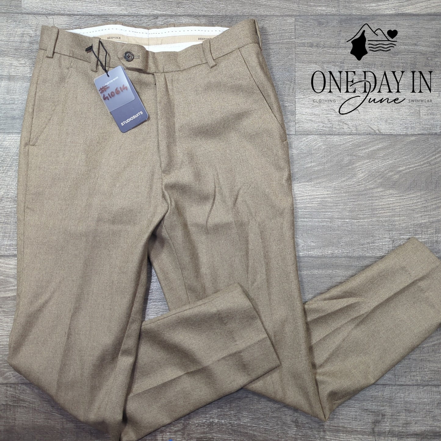 Studio Suits Custom Made Wool Ankle Pants Size 8