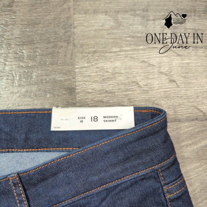 Loft Modern Skinny Jeans Size 18