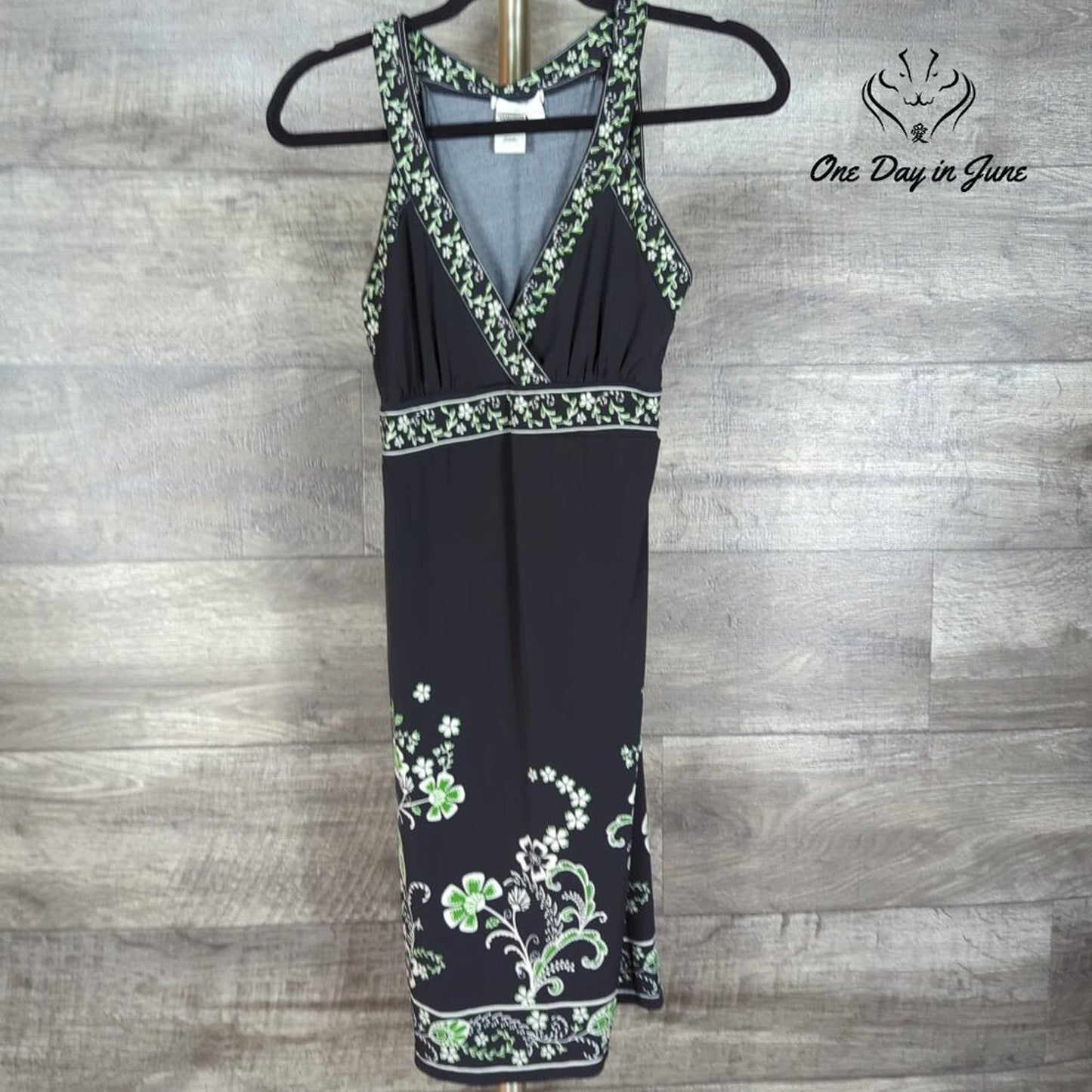 Sophie Max Sleeveless V Neck Summer Dress Size S