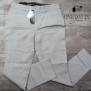 Banana Republic Curvy Sloan Ankle Pants Gray Stretch Dress Pants NWT Size 2
