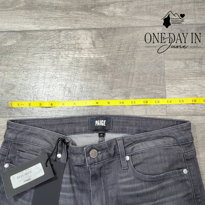 Paige Hoxton Ultra Skinny High Rise Jeans Gray NWT Size 31 (12)