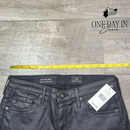 AG Adriano Goldschmied The Jodi Crop High Rise Slim Flare Crop Jrans Size 27 (4)