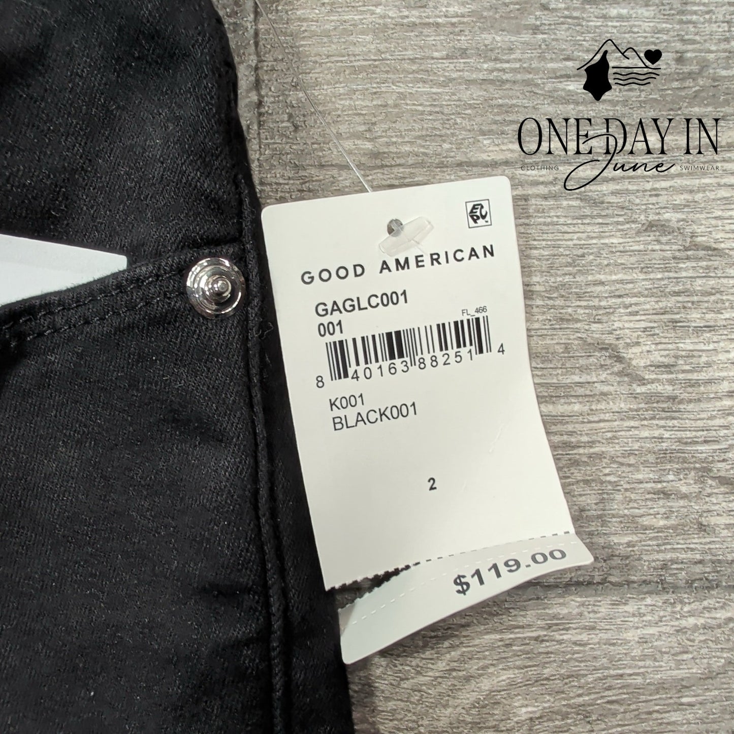 Good American Good Leg Crop Jeans Size 2 (26)