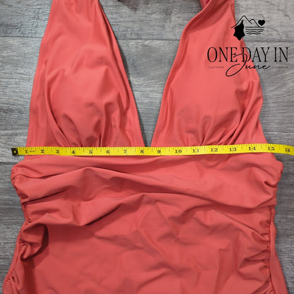 Cupshe Halter Tummy Control One Piece Swimsuit Size XXL