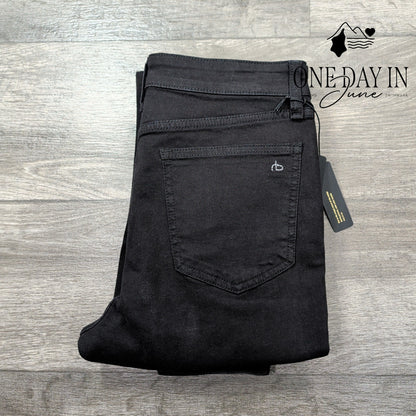 Rag & Bone Tina High Rise Skinny Jeans Black Full Length NWT Size 6 (28)
