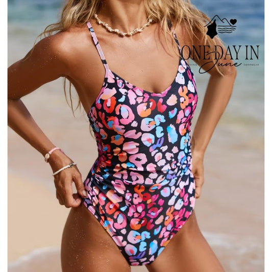 Cupshe Ring Back Tummy Control One Piece Swimsuit Size M