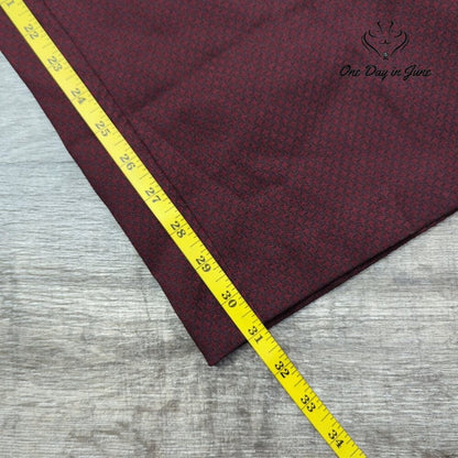 Lane Bryant 4 Season Straight Leg Pants Burgundy Print Stretch NWT Size 28