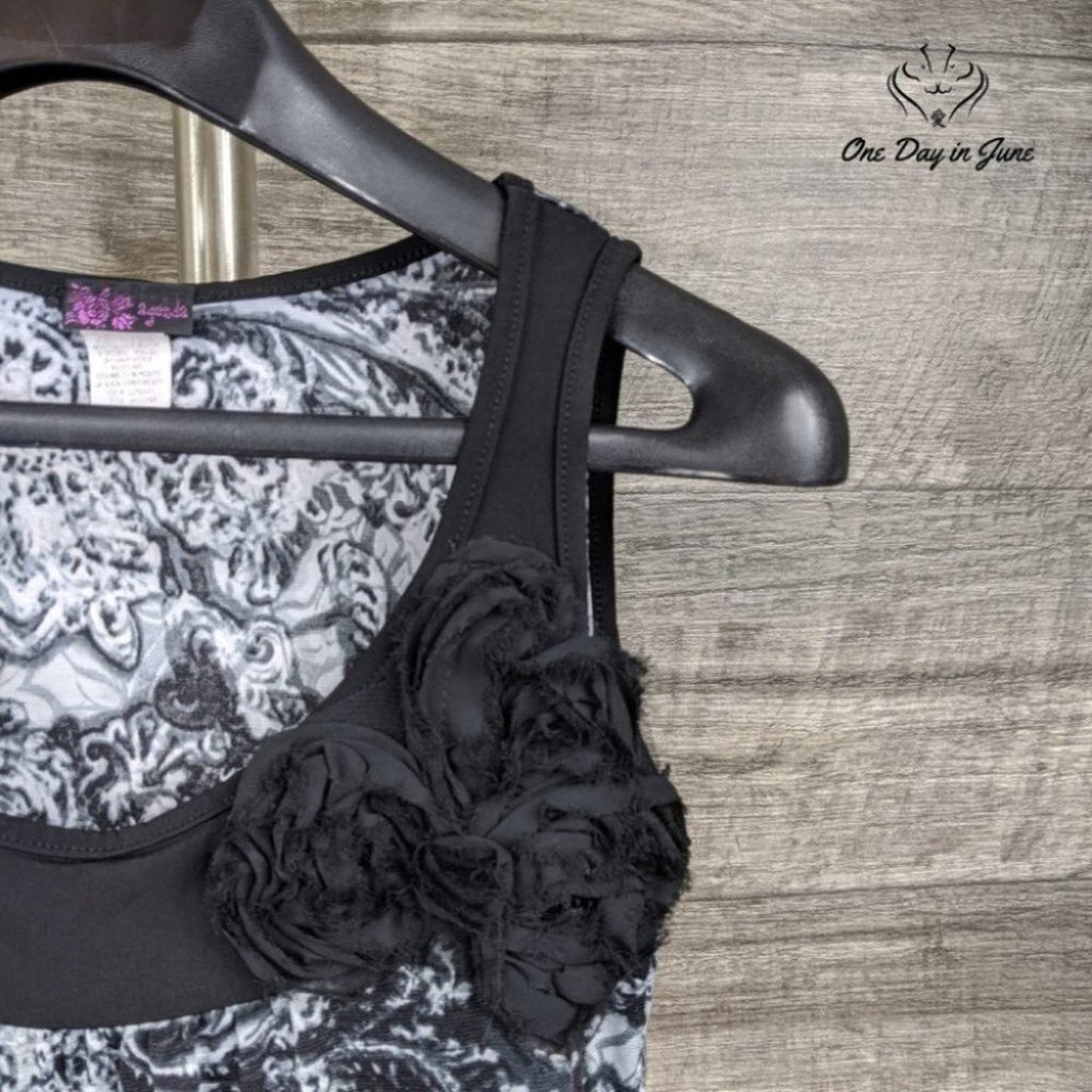 Agenda Flowered Tank Top Size S