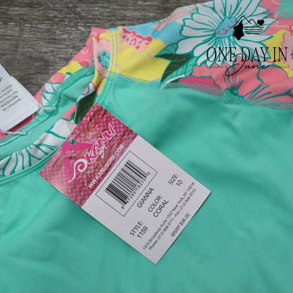 Kanu Surf Rashguard Bikini Swimsuit Size 10