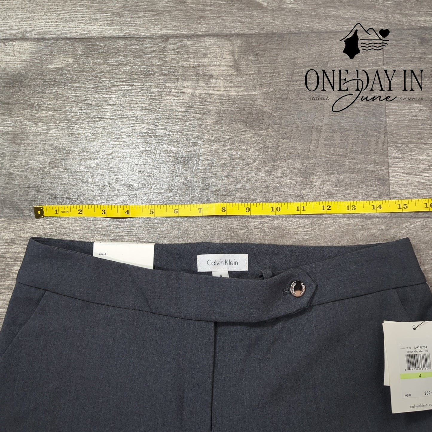 Calvin Klein Classic Fit Straight Leg Dress Pants Size 4