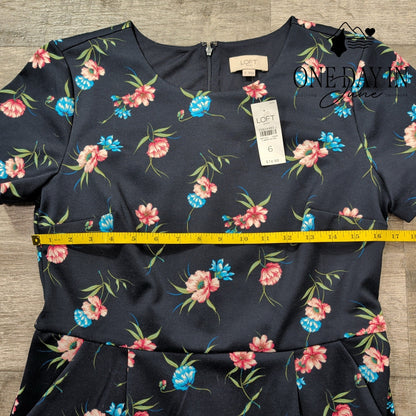 Loft Short Sleeve Mini Dress Size 6