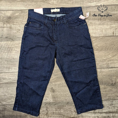 New York Laundry Cropped Jeans Juniors Dark Wash Denim Capri NWT Size 3