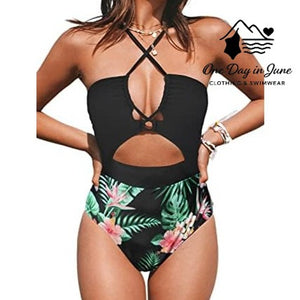Cupshe Cut Out One Piece Swimsuit Size M