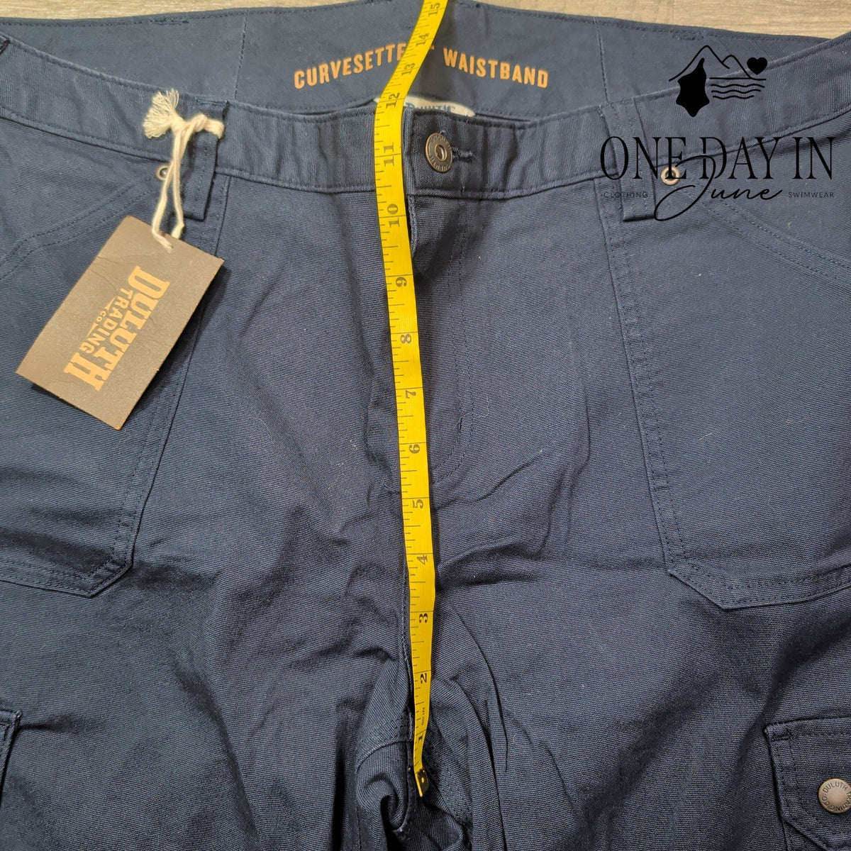 Duluth Trading DuluthFlex Fire Hose Cargo Work Pants Navy NWT Size 16