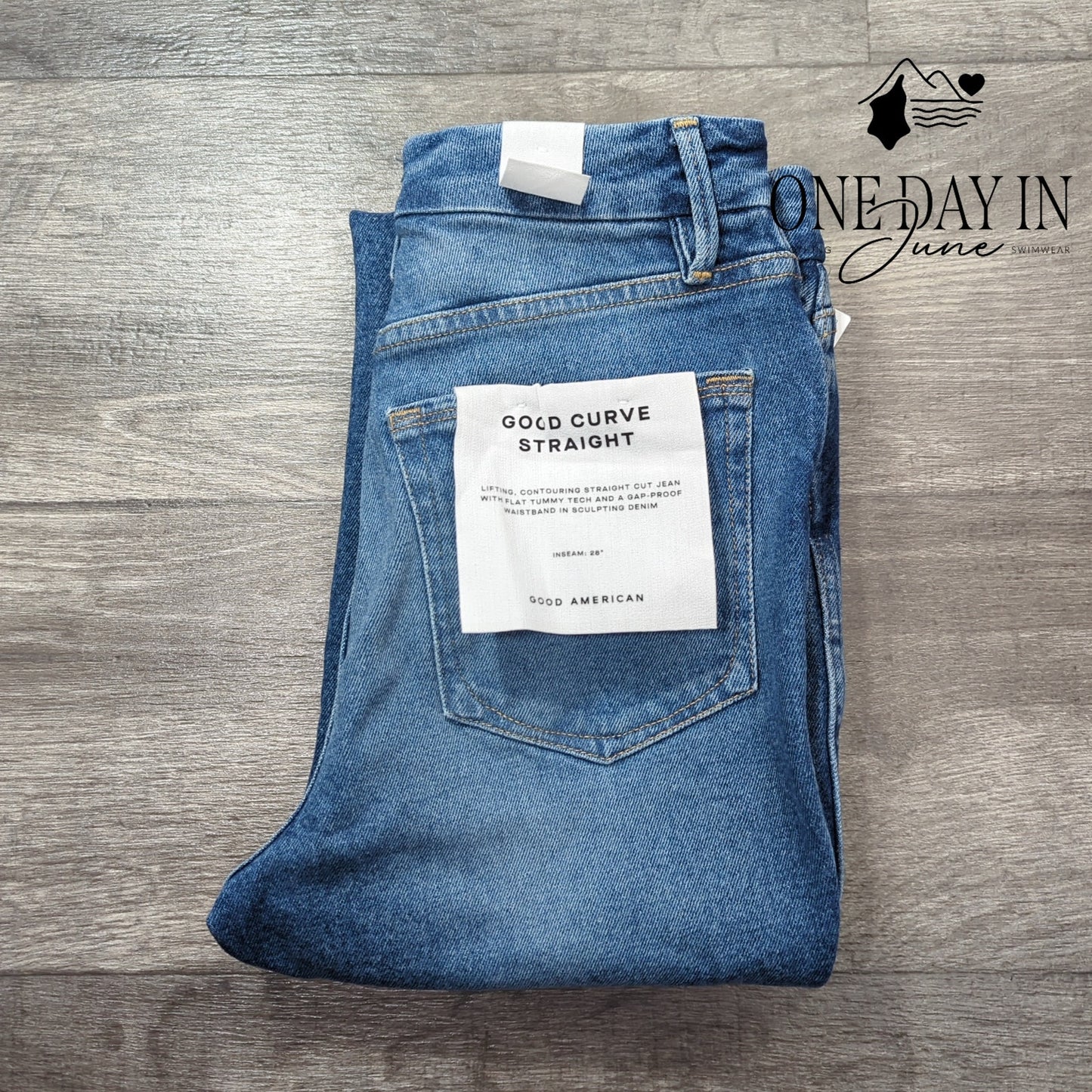 Good American Good Curve Straight Jeans Size 2