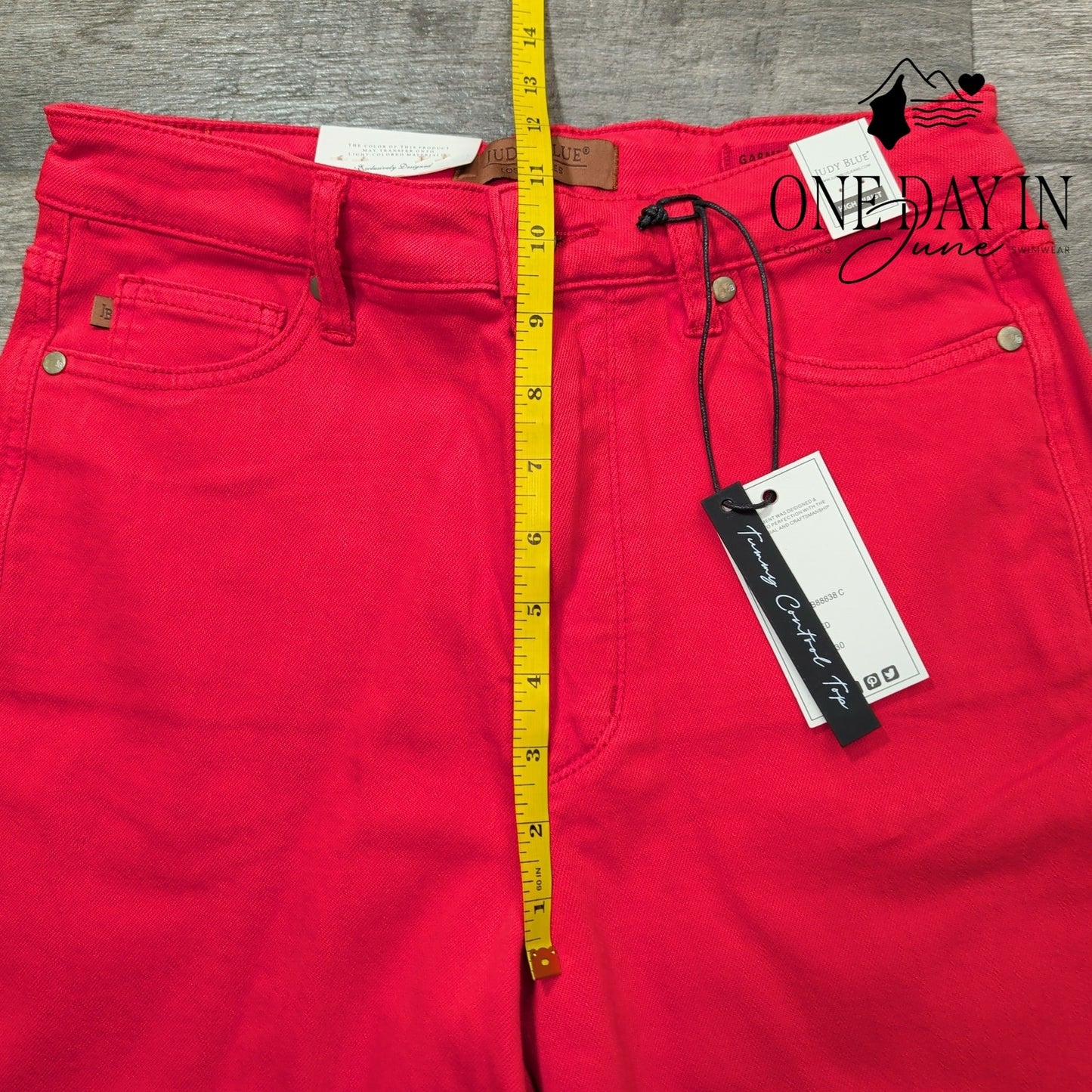 Judy Blue Juniors Tummy Control Top High Waist Crop Jeans Size 11 (30)