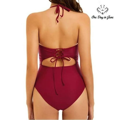 Peddney Cutout Monokini One Piece Swimsuit Size XXL
