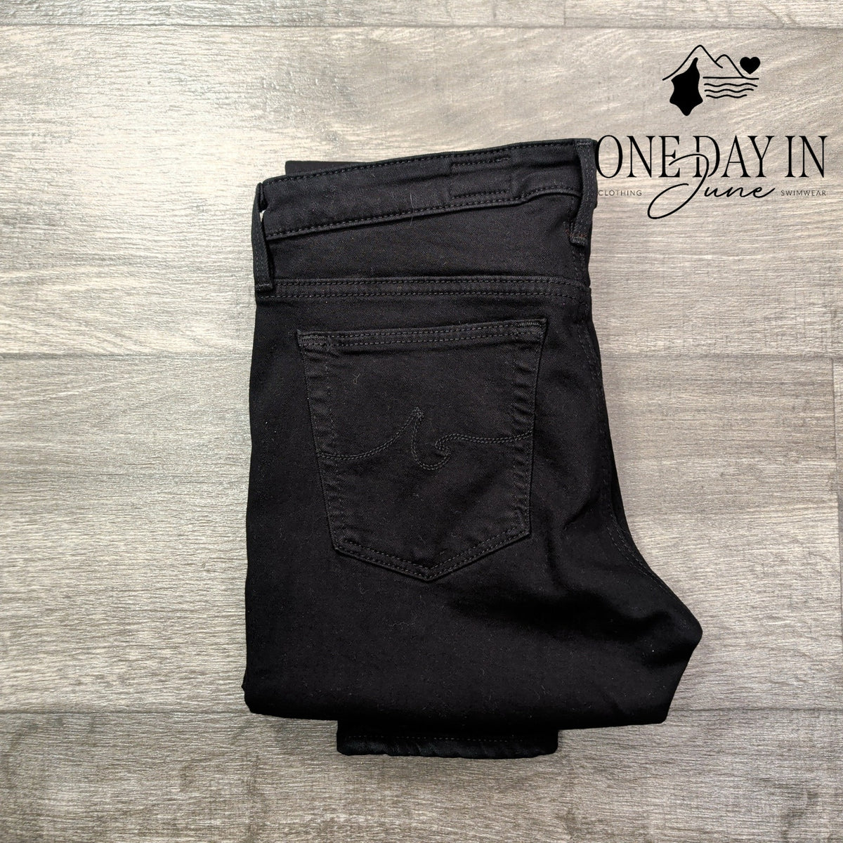 AG Adriano Goldschmied The Legging Ankle Black Skinny Stretch Jeans NWT Size 2