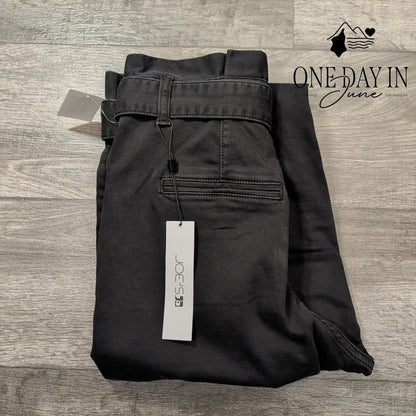 Joe's Jeans Calypso Exposed High Waist Belted Jeans Black NWT Size 8 (29)