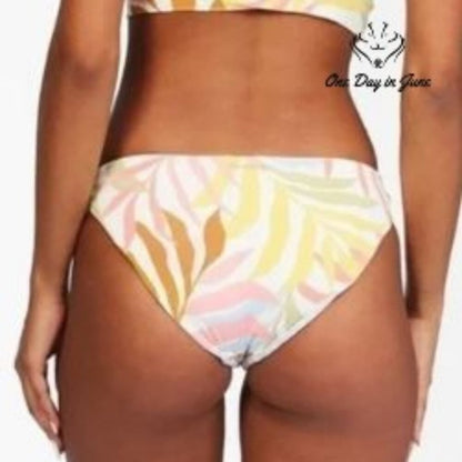 Billabong Tropic Jungle Lowrider Bikini Bottom Reversible Floral NWT Size M