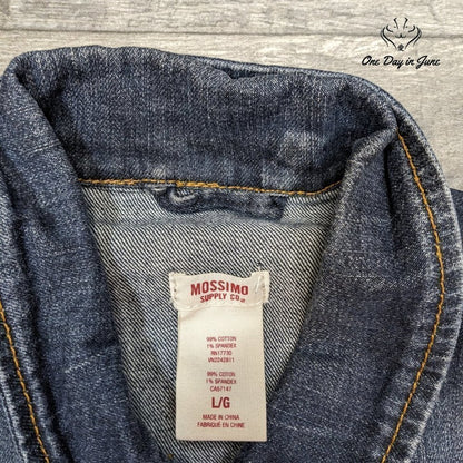 Mossimo Girls Denim Jacket Size L
