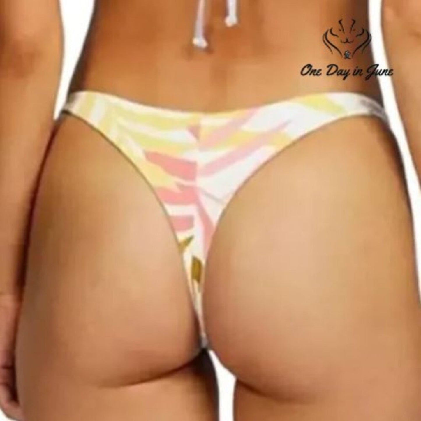 Billabong Tropic Jungle Maya Bikini Bottom Floral Skimpy Reversible NWT Size L