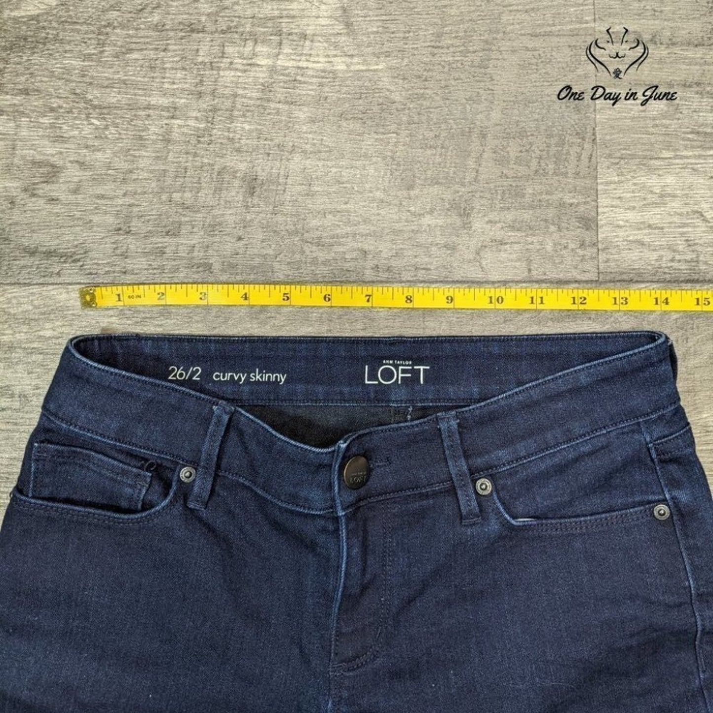 Loft Curvy Skinny Jeans Size 2