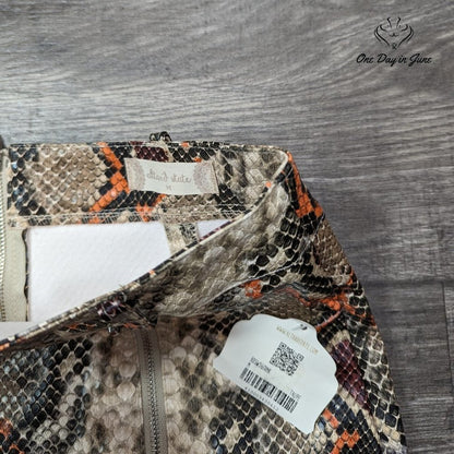 Altar'd State Snake Skin Mini Skirt Size M