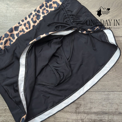 Adisputent Skirted Tankini Swimsuit Size L