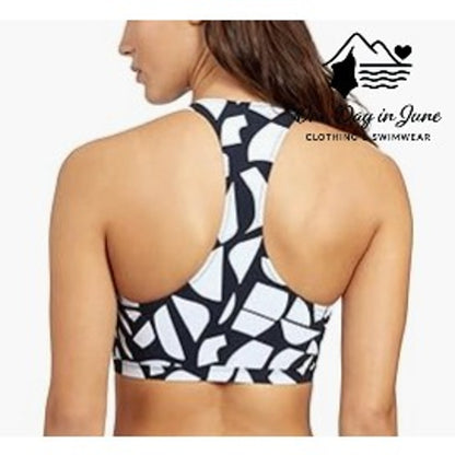 Gottex Free Sport Zip Crop Bikini Top Size 6