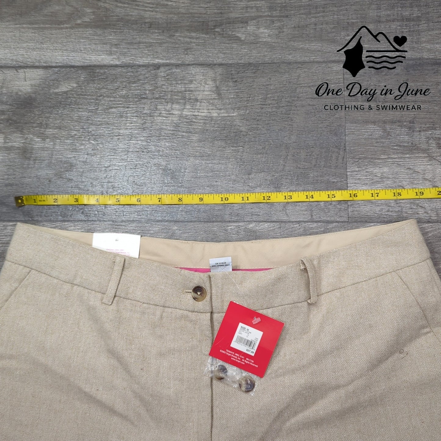 Isaac Mizrahi Wool Blend Straight Leg Pants Size 16