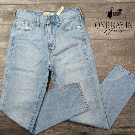 Madewell The Perfect Vintage Jean Fitzgerald Wash High Rise NWT Size 2 (26)