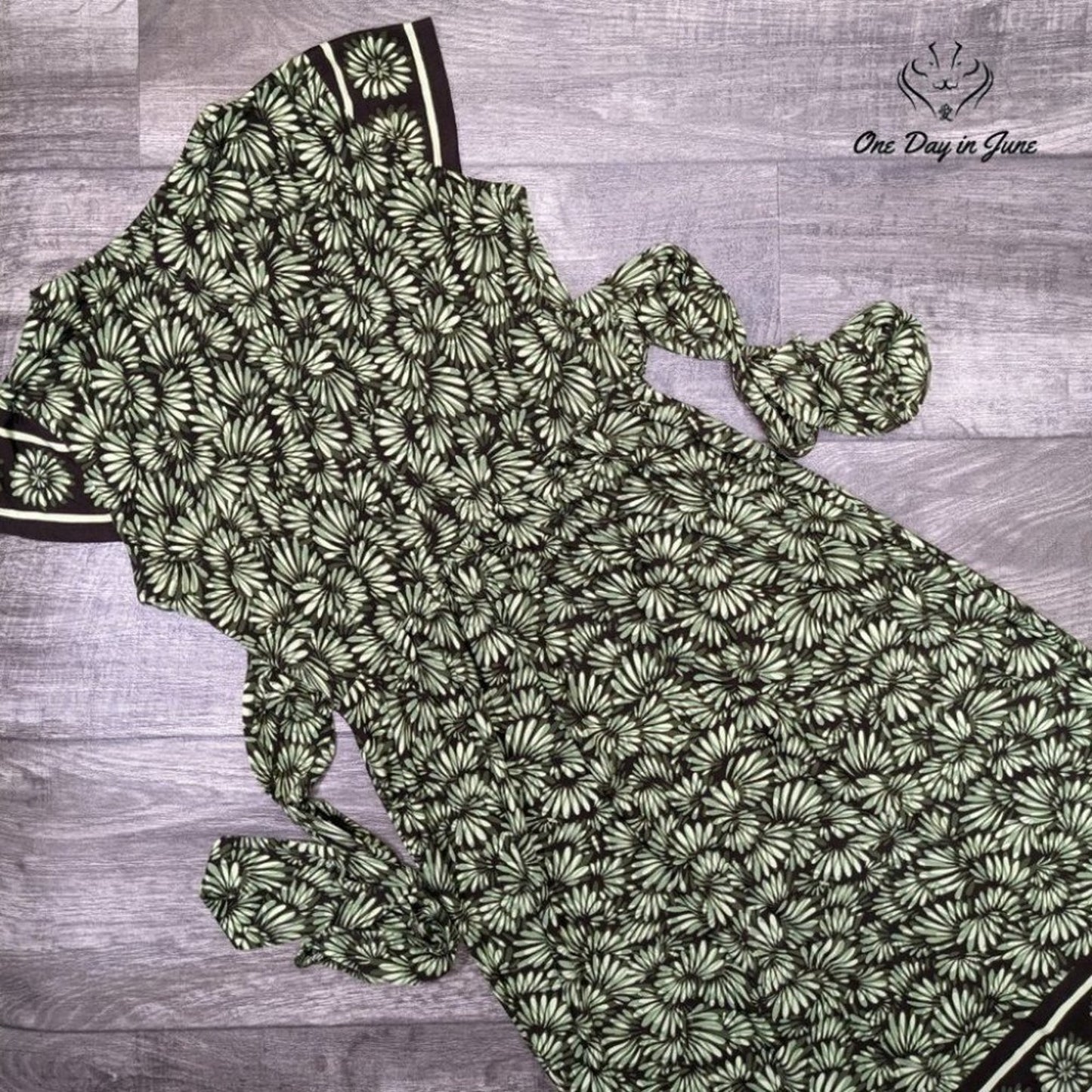 City Triangles Sleeveless Tie Floral Dress Size S