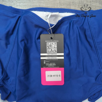 Shekini High Waist Ruffle Bikini Bottom Size S