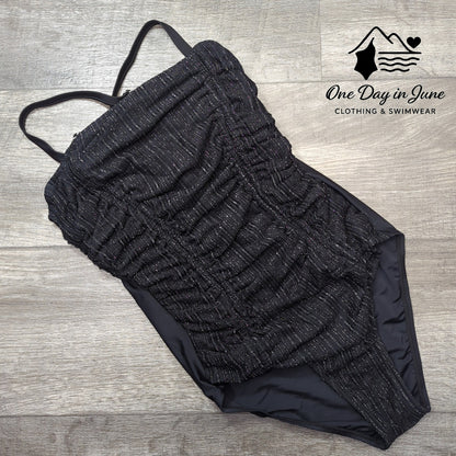Cupshe Ruched Front One Piece Swimsuit Size S