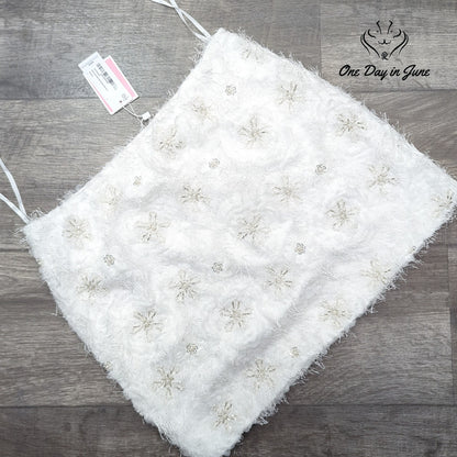 Prettylittlethings Embroidered Eyelash Mini Skirt Size 8