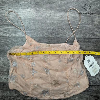 Altar'd State Crop Spaghetti Strap Tank Top Size M