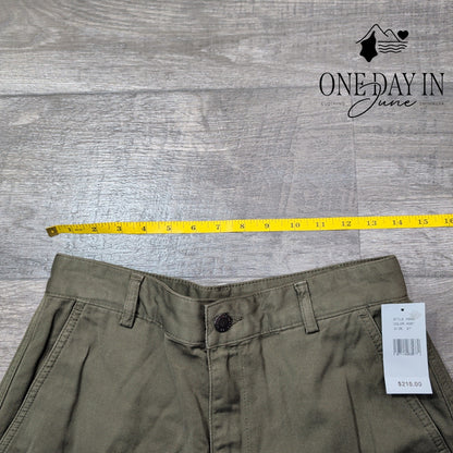 AG Adriano Goldschmied Cargo Crop Pants Olive Green Utility NWT $215 Size 4 (27)