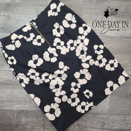 Loft Floral Pencil Skirt Size 6