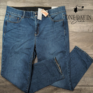 Lane Bryant Plus Size High Rise Straight Jeans Size 22