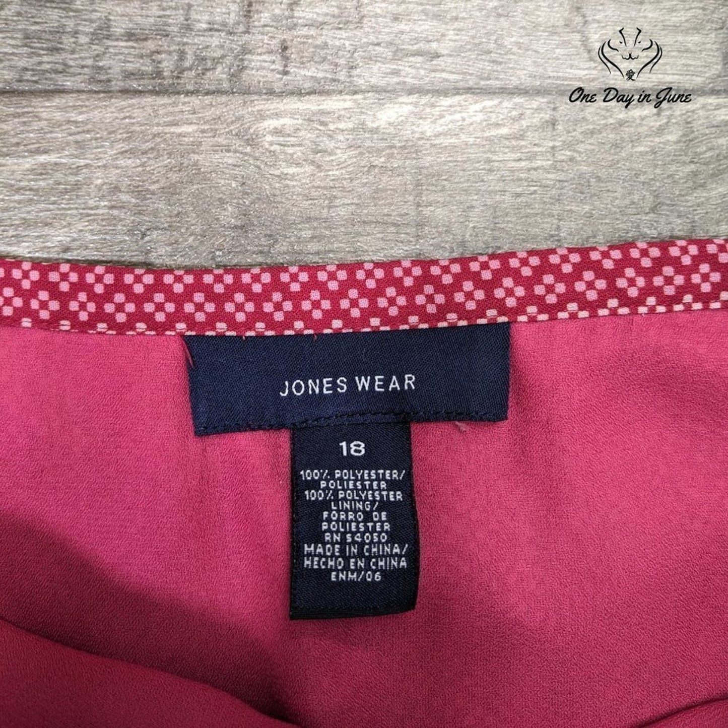 Jones Wear Layered Midi Skirt Size 18