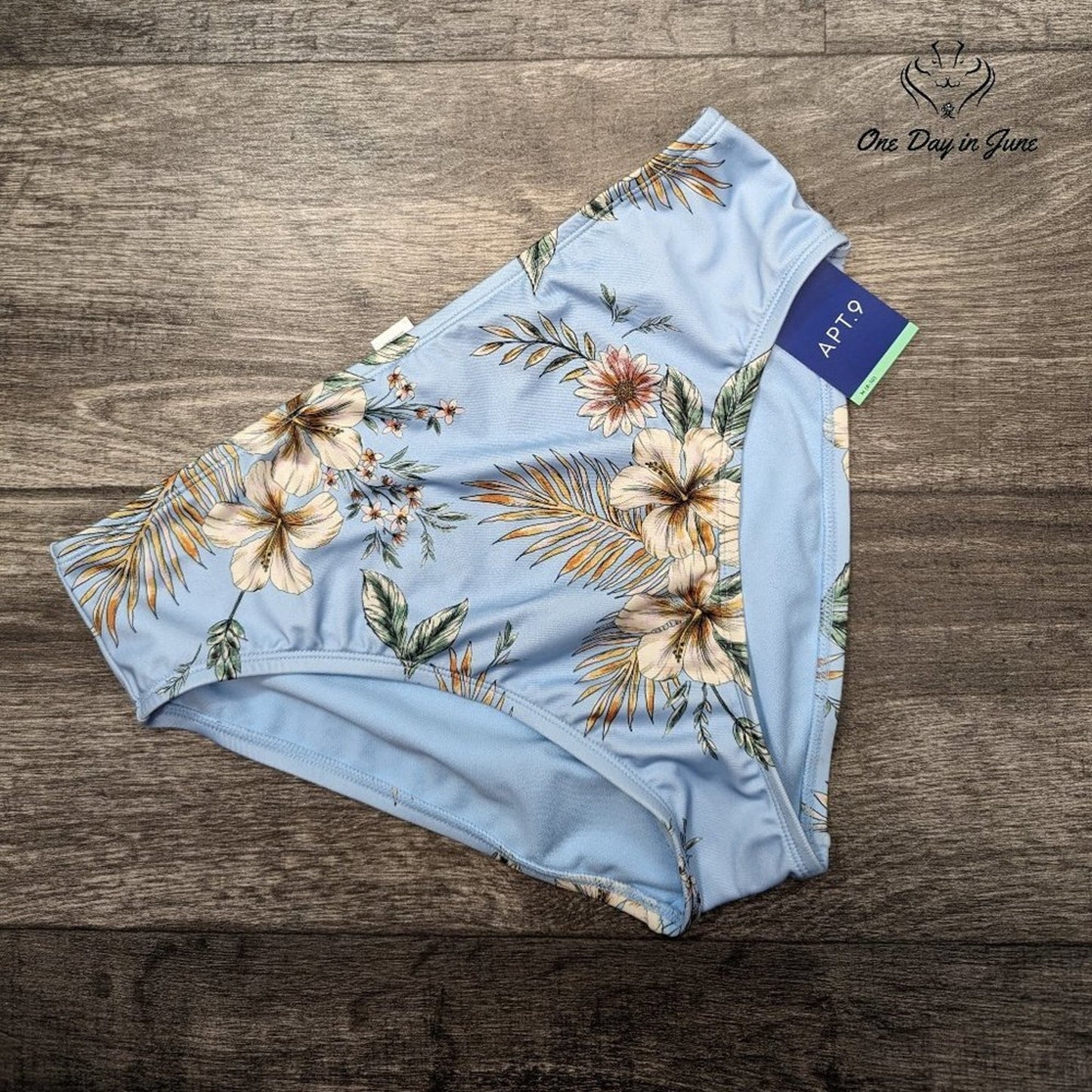 Apt. 9 Floral Bikini Bottom Size M