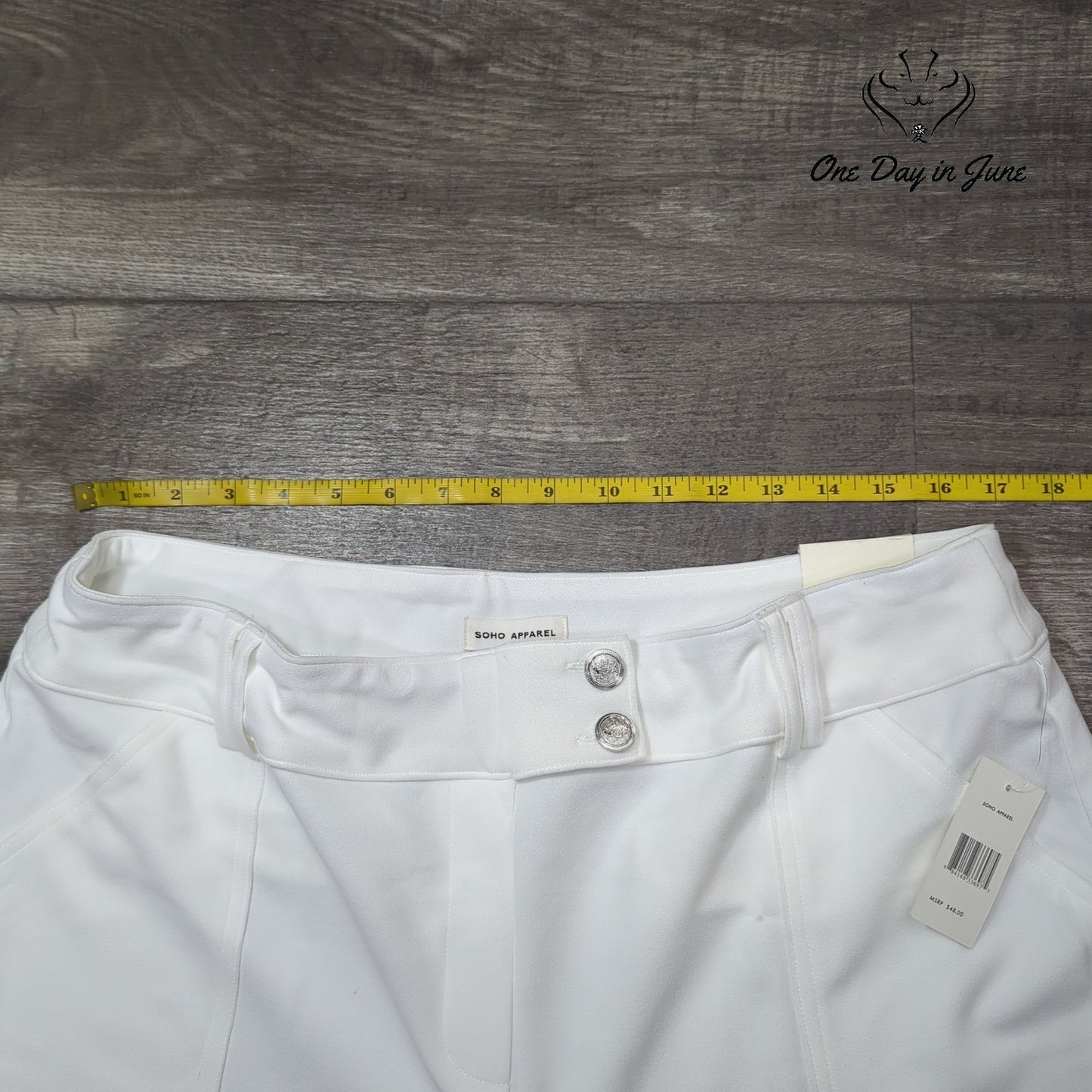 SOHO Apparel Wide Leg Crop Pants Size XL