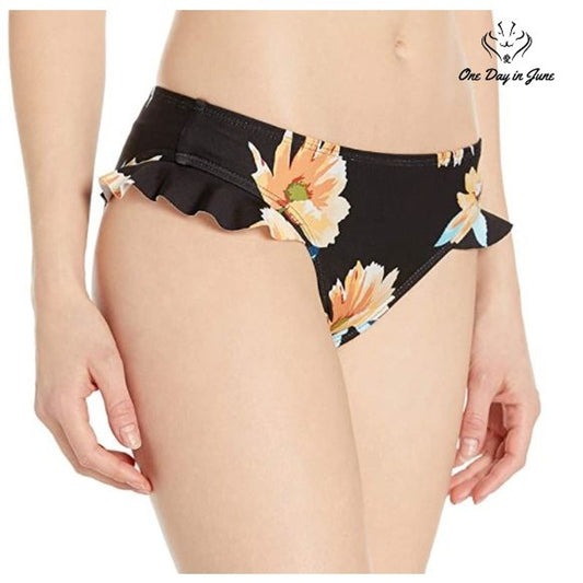 Ella Moss Ruffle Side Bikini Bottom Swimwear Size XS