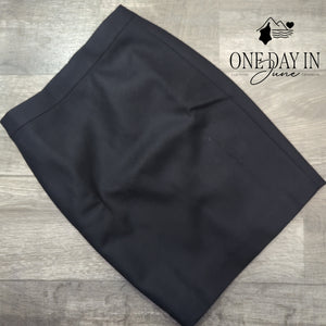 J.Crew Petite Wool Pencil Skirt Size 0P
