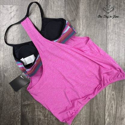 Nike Double Up Tankini Top Size S