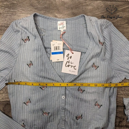 Belle Du Jour 2 Piece Long Sleeve Top Size XL