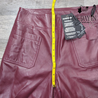 Bod & Christensen Stream Leather Bootcut Oxblood Genuine Leather NWT Size 8